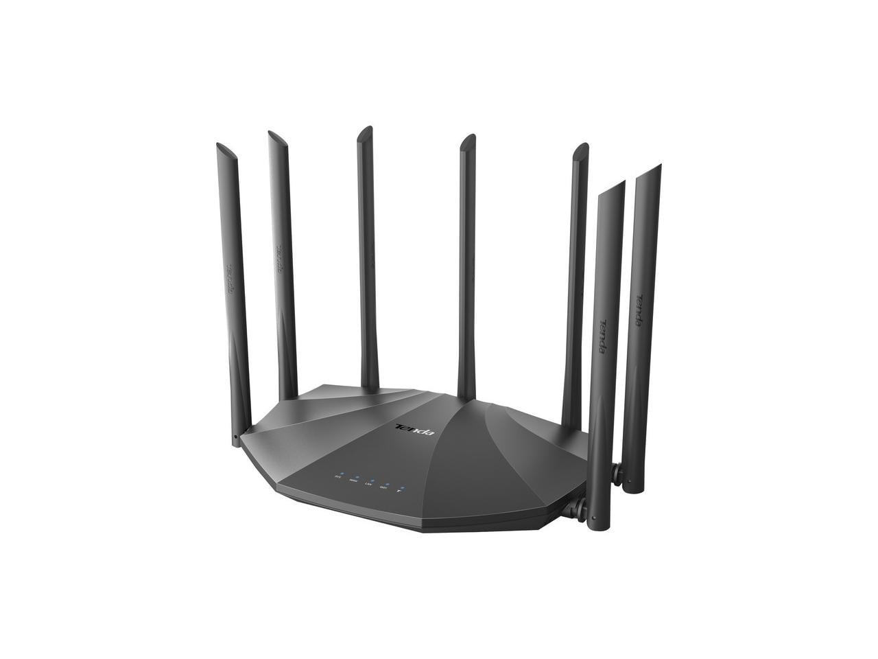 Tenda AC23: Dual-band Gigabit router (2033 Mbps), MU-MIMO 4X4, covers 1400 sq ft, Alexa compatible