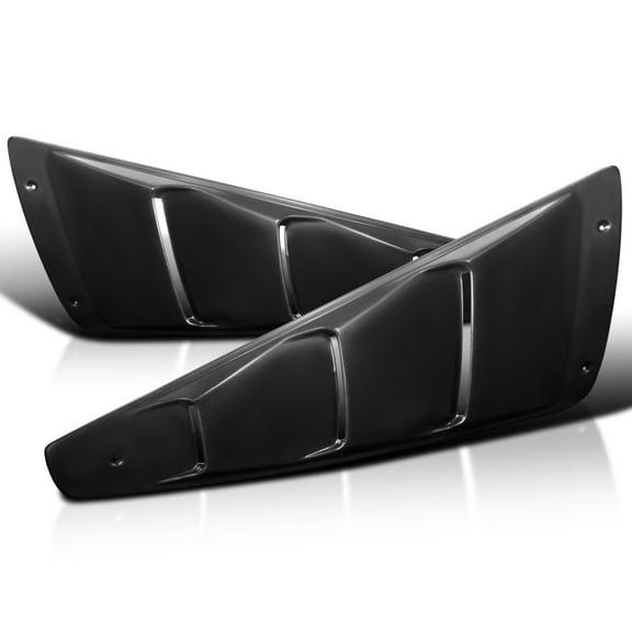 Spec-D Tuning Quarter Panel Louver Slotted Compatible with 2005-2014 Ford Mustang