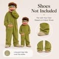 thumbnail image 5 of Funny Big Mouth Monster Adult Onesie with Large Comb Prop, Silly Puppet Cosplay One Piece Pajamas, Oversized Fleece Sleepwear for Parent & Little One, 5 of 6