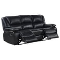 thumbnail image 5 of Camila 2-piece Upholstered Motion Reclining Sofa Set Black, 5 of 16
