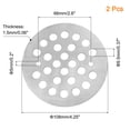 thumbnail image 2 of Uxcell Shower Drain Grate, 4 1/4 Screw-in Round Floor Drain Cover Replacement, 2Pack, 2 of 5