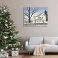 thumbnail image 3 of Stupell Industries Charming Winter Neighborhood Landscape Painting Gallery Wrapped Canvas Art Print Wall Art, 48 x 36, 3 of 8