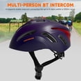 thumbnail image 3 of Casco de ciclismo inteligente Cascos de intercomunicación inalámbricos con advertencia de control remoto, 3 of 8