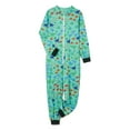 thumbnail image 3 of Family Matching Christmas Jumpsuit Pajamas, Cartoon Dinosaur Print Zip Up Long-Sleeved Novelty Sleepwear Outfits, 3 of 10