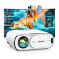 thumbnail image 1 of Proyector Jimveo E30 1500 ANSI 1080P 4K WiFi 6 Bluetooth, 1 of 7