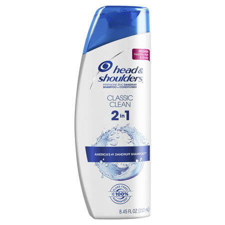 Head and Shoulders Classic Clean Anti-Dandruff 2 in 1 Shampoo and Conditioner, 8.45 fl (Best Anti Dandruff Shampoo And Conditioner)