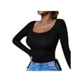 thumbnail image 1 of ALFANI Intimates Black Knit Round Neck Sleep Shirt Pajama Top L, 1 of 2