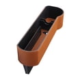 thumbnail image 1 of Organizador de relleno de espacio para asiento de automóvil Organizador de asiento de automóvil universal Mantiene las cosas alejadas Lado del conductor marrón, 1 of 4