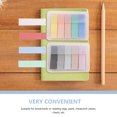 thumbnail image 2 of Portable Sticky Memo Pads for Home Use with Assorted Colors and Smooth Writing Experience 6pcs, 2 of 7