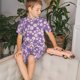 thumbnail image 4 of Balery Daisies Flowers Conjunto de Pijama Infantil de Manga Corta con Estampado – Ropa de Dormir de Algodón Suave-3X-Large, 4 of 6