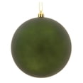 thumbnail image 1 of Vickerman N596864M 3 in. Moss Green Matte Christmas Ornament Ball - 32 per Box, 1 of 1