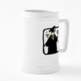 thumbnail image 4 of CafePress - Graduate Receiving Diploma Graduation - 25 Ounce Ceramic White Beer Stein Mug, 4 of 6