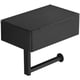 thumbnail image 1 of Soporte para papel higiénico con estante, soporte para papel higiénico de acero inoxidable montado en la pared, soporte para toallas de papel con almacenamiento de toallitas húmedas, color negro, 1 of 5