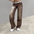 thumbnail image 2 of Pantalones de mujer Fashion Street Retro Cintura baja Loose Love Printed Jeans de pierna ancha Fridja  hfkajh102106, 2 of 6