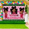 thumbnail image 3 of Boss Baby African Girl Black Party Supplies Birthday Decorations Plates Banner Kids Cake Toppers Set Decor, 3 of 7