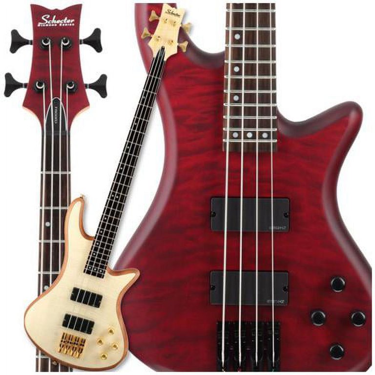 ベース SCHECTER STILETTO Custom 4 Natural Satin Schecter Stiletto Custom-4 Bass Natural Satin B-Stock 1884