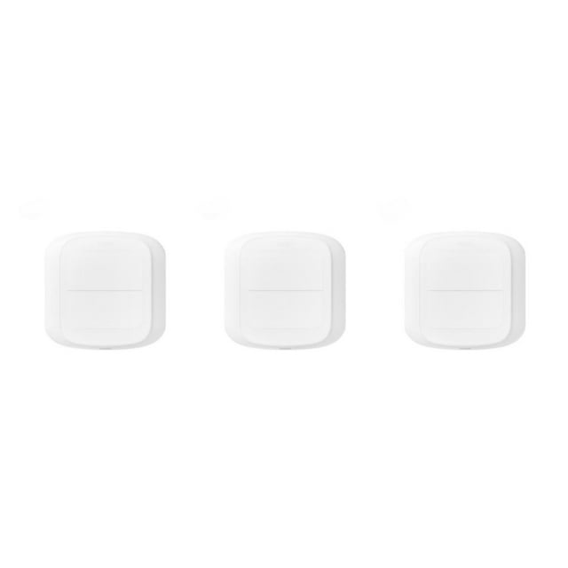 Transemion Interrupteur Mural Zigbee Intelligent - Contrôle Sans Fil pour Domotique Interrupteur Portable Bouton Poussoir Interrupteur de Scène Maison Intelligente Zigbee 3ensemble