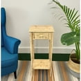 thumbnail image 3 of Solid Bamboo Plant Stand Telephone Table Natural, 3 of 4
