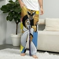 thumbnail image 4 of Power Rangers Pajamas Pants 3D Printing Wide Leg PJ Pant Loungewear Casual Comfy Sleepwear Lounge Pants for Men Women2XL, 4 of 9