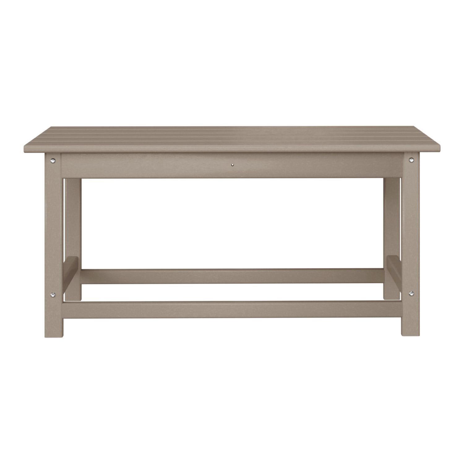 WestinTrends Malibu Outdoor Coffee Table, Weathered Wood photo 6