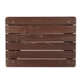 thumbnail image 5 of Veryke 19.7 x 14" Wood Rectangular Patio Side Table for Indoor Outdoor Use in Brown, 5 of 11