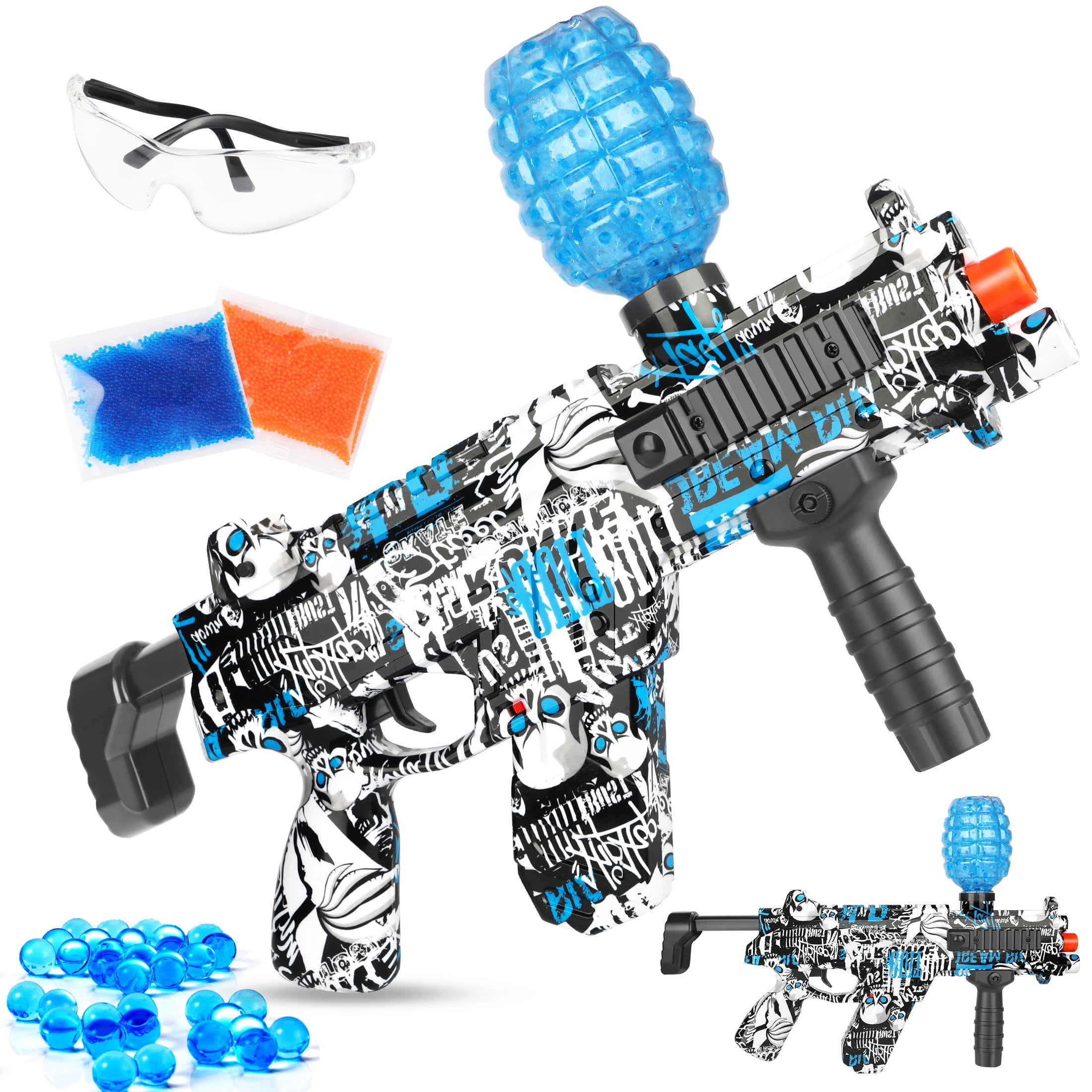 Buy Electric Gel Ball Blaster Toy with 10000 Water Beads and Goggles