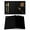 Black, variant on White Placemats Set of 4, Cotton Linen Fabric Place Mats, Modern Simple White Backdrop Washable Decorative Table Mats Protector for Home Kitchen Dining Wedding Party Coffee Tables