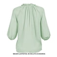 thumbnail image 2 of Blusa George para Dama, Manga 3/4 con Abertura con Amarre en Cintura Sage T CH, 2 of 4