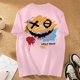 thumbnail image 5 of Playeras De Hombre Camiseta Informal De Verano De Manga Corta Con Cuello Redondo Y Estampado De Letras Y Caras Para Hombre, 5 of 5