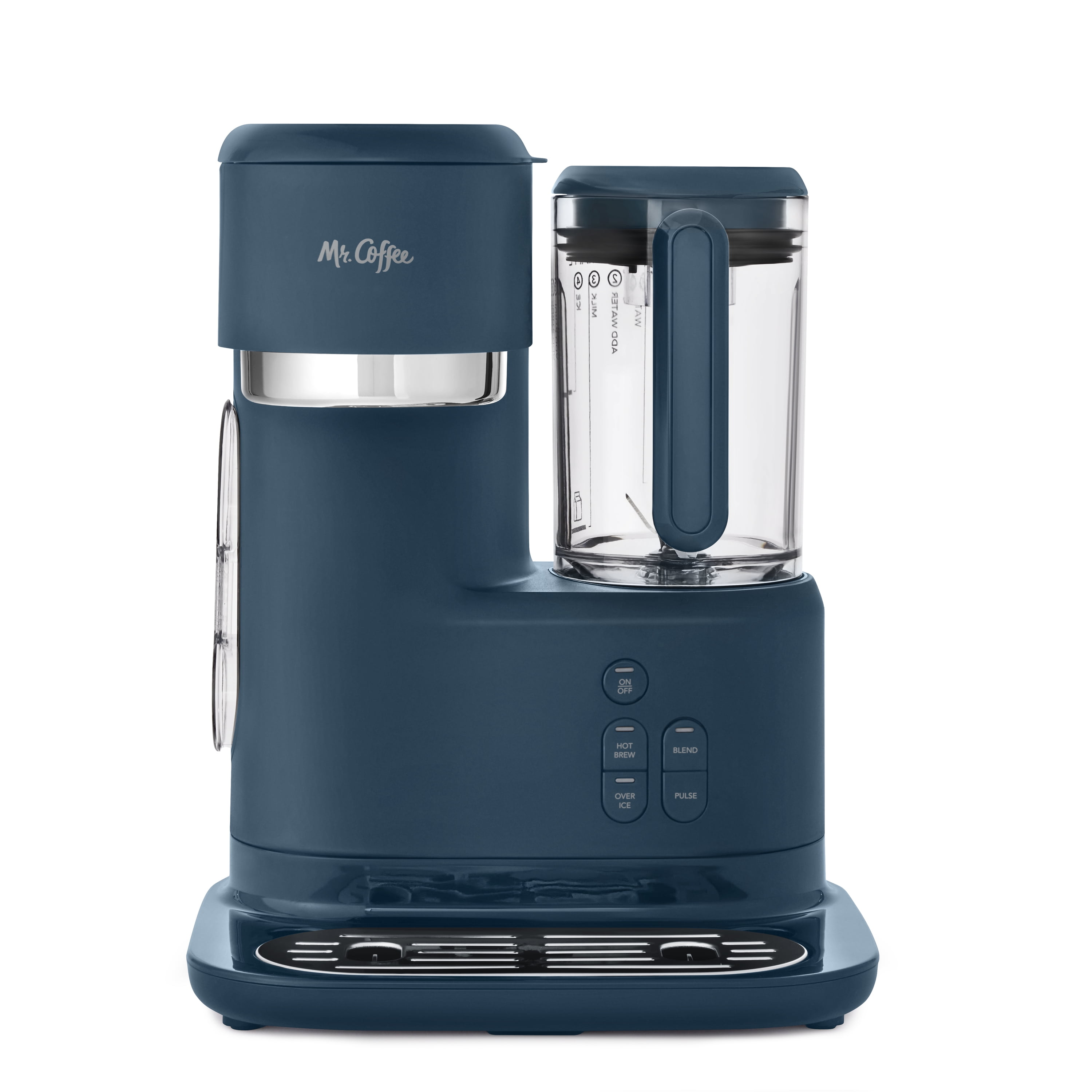 Best Buy: Mr. Coffee Single-Serve Iced and Hot Coffee Maker Blue and Marble  2153435