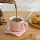 thumbnail image 3 of Calentador de tazas posavasos con aislamiento de asiento placa calefactora eléctrica temperatura constante de 55 ℃ para taza de café y té, 3 of 8