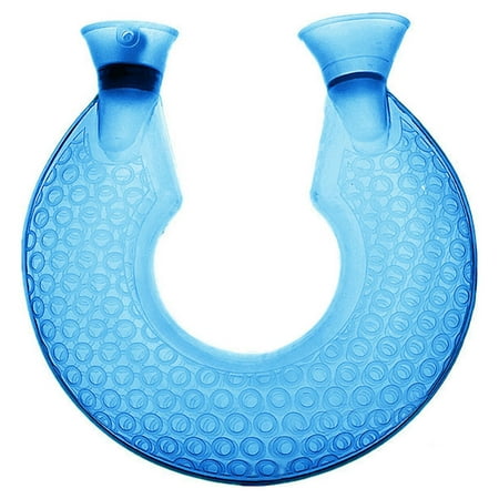U-Shaped Shoulder Clear PVC Neck Warm Travel Hand Warmer Hot Water Bottle Leak Proof Outdoor Office Pain Relief Non Slip