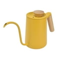 thumbnail image 4 of Stainless Steel Gooseneck Spout Drip Pot Coffee Long Mouth Tea Kettle Hand Coffee Maker Yellow600ml, 4 of 14
