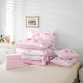 thumbnail image 6 of Castle Fairy Bowtie Personalized Initial L Twin Bedding Sets,Dreamy Bedding Comforter Set, 6 of 8