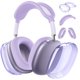 thumbnail image 1 of Aiaabq Funda Para Airpods Max Funda Antirrayas Para Almohadillas Para Los Oídos/Cubierta Para Las Orejeras/Cubierta Para La Diadema Para Airpods Max. Tpu Suave Transparente Y Piel De Silicona A Prueba, 1 of 5