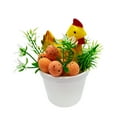 thumbnail image 1 of Yinkuu Easter Decoration Creative Potted Easter Egg with Chichen Mini 4.3*2.8in Spring Home Decor, 1 of 15