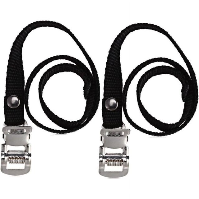 1 par de correas para pedales de bicicleta, correas universales de repuesto para pedales de bicicleta o bicicleta estática