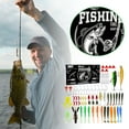 thumbnail image 1 of Hearth & Gear Fishing Kit Includes: For Saltwater Freshwater Trout Fishing Fishing Set D T Stops Reel Tape Ice Rigs for Ice Sleds Bow Setup Ice Hole Sleeves Ice Stuff for Men Small Rig Ice Shanty 4, 1 of 4