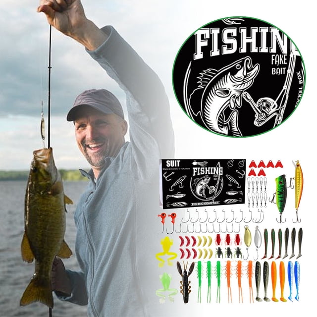 Hearth & Gear Fishing Kit Includes: For Saltwater Freshwater Trout Fishing Fishing Set D T Stops Reel Tape Ice Rigs for Ice Sleds Bow Setup Ice Hole Sleeves Ice Stuff for Men Small Rig Ice Shanty 4