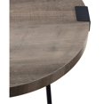 thumbnail image 4 of Walker Edison Faux Wrap Jambe Rustique Table d'Appoint - Gris Lavis, 4 of 7