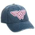 thumbnail image 3 of DC Comics Wonder Woman Logo Distressed Adjustable Hat, 3 of 4