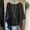 Black women v neck blouse a1, variant on Women V Neck Ruffle Blouse Casual Basic Tshirt Summer Tops Trendy Tee Shirts Vacation Fashion Clothes, Wine 2XL