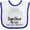 White and Royal, variant on Inktastic Together, We Fight Lung Cancer Awareness Boys or Girls Baby Bib