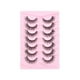 thumbnail image 1 of 7 pares de pestañas de visón, extensiones de pestañas finas, mechones, extensiones de pestañas DIY, 14 unidades de mechones de pestañas naturales, pestañas individuales, 1 of 8