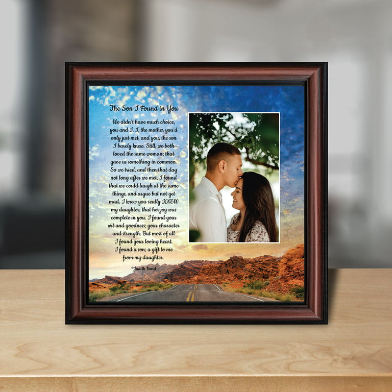 Son to his New Mom Picture frame Gift, 4x6 – Storied Affect