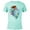 Celadon Snow Heather, variant on Disney The Little Mermaid Ariel Curious & Kind - Short Sleeve Blended T-Shirt for Adults - Customized-Celadon Snow Heather