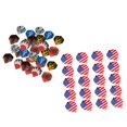 thumbnail image 1 of 50 Unidades/paquete de Dardos Estándar Profesionales con Patrón de Llama de Bandera Nacional de EE. UU. Baoblaze 50 piezas de dardos, 1 of 8