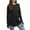 2# Black, variant on Jersey Shirts with Thumb Holes Women Long Sleeve Cozy Oversized Long Tunics or Tops to Wear with Leggings Army Green M