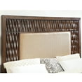 thumbnail image 3 of Furniture of America Ruma Wood Panel Bed, California King, Warm Chestnut, 3 of 3