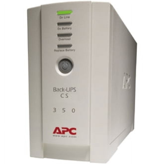 APC BK350EI 230V 350VA 210W Stepped Sine Wave UPS - Beige